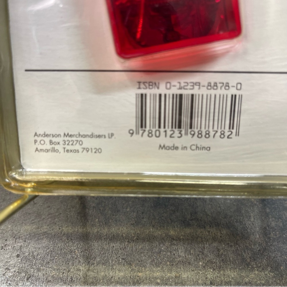 Vintage BookBright Clip On Book Light Red NOS Sealed Rare - Picture 6 of 6